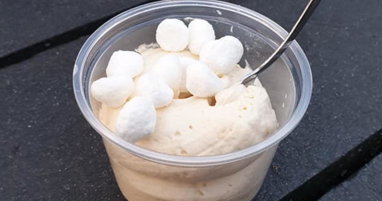 Nata batida meringue