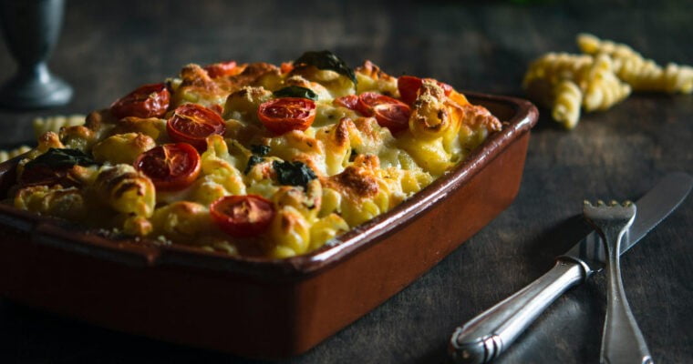Kip-roomkaas ovenschotel